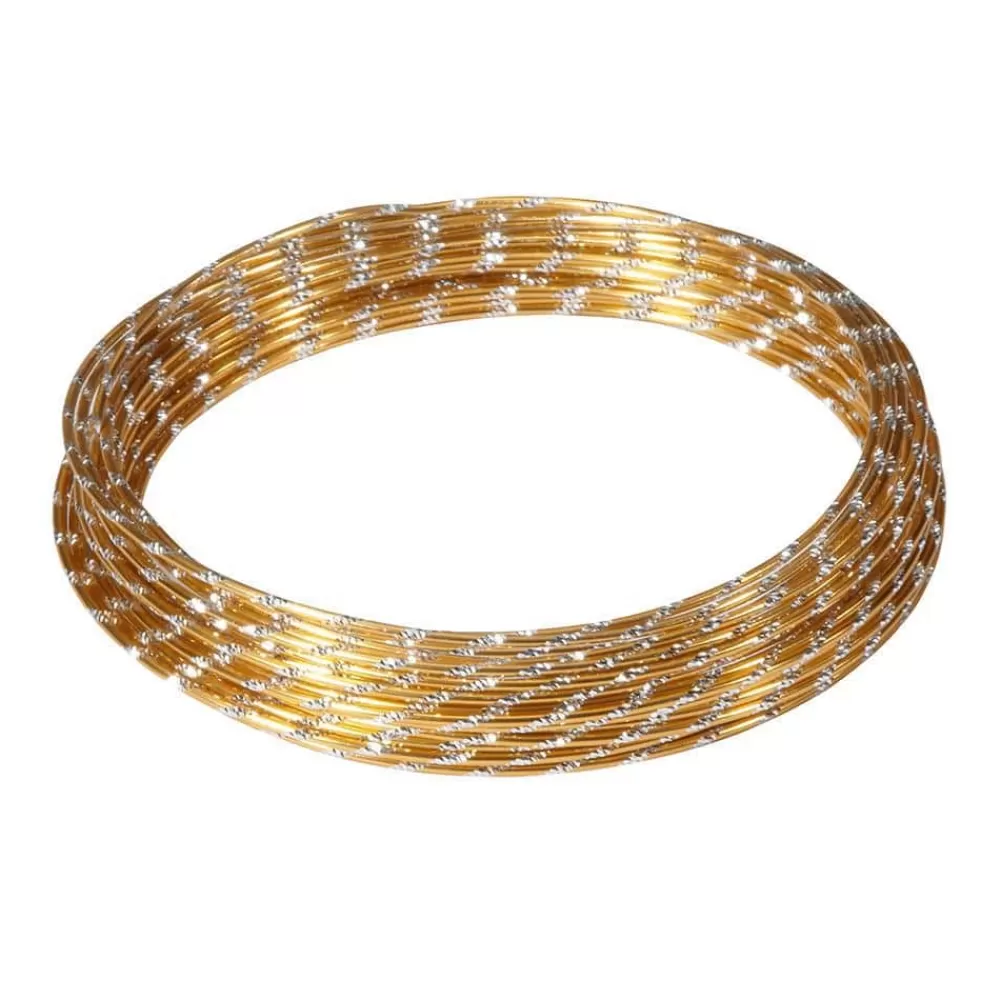 * Planter Accessories^Oasis Diamond Wire, Gold, 12-Gauge X 32.8 Ft. Roll